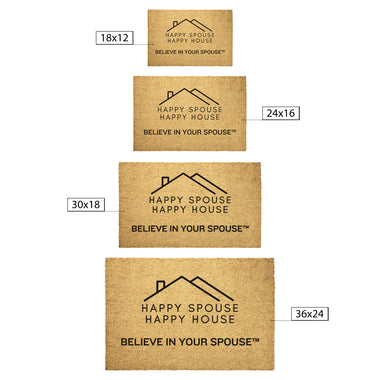 Believe In Your Spouse™ Outdoor Mat